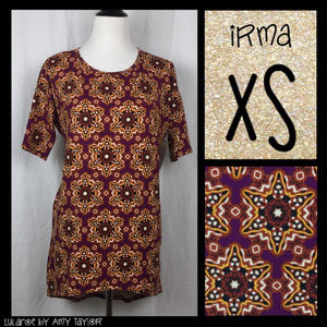 NWT LuLaRoe Irma Tunic - Geometric - XS